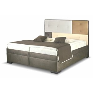 Americká postel boxspring COLORE, s úložným prostorem