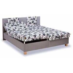 Čalouněná postel s úložným prostorem Klaudie