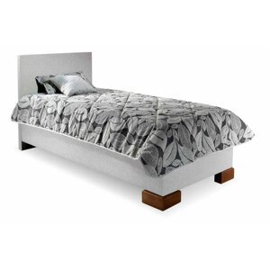 Zvýšená čalouněná postel s úložným prostorem Quatro