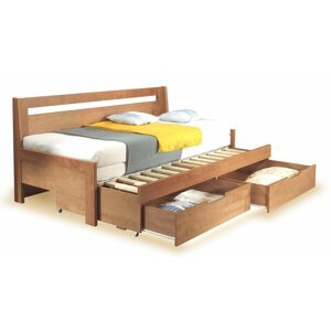 Rozkládací postel s úložným prostorem TANDEM KLASIK