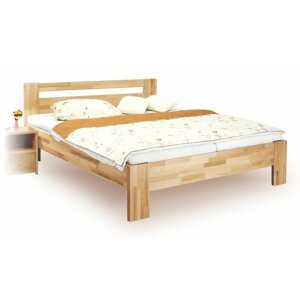 Manželská postel - dvoulůžko IVA, masiv buk