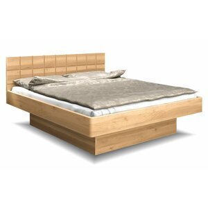 Moderní dřevěná buková postel s úložným prostorem FENIX 2, rošty v ceně