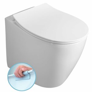 Isvea SENTIMENTI stojící WC Rimless, 36x52 cm, bílá