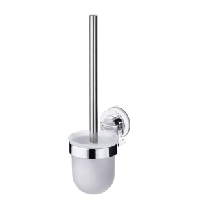 RIDDER VACUUM SYSTEM 1 - 12112100 Držák s WC štětkou a kelímkem – chrom š. 100 mm, v. 365 mm, hl. 135 mm