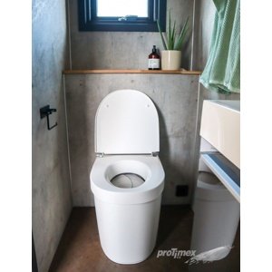 Separett Tiny separační toaleta vhodná i pro karavany a maringotky s vlastním zásobníkem na pevný odpad i na moč