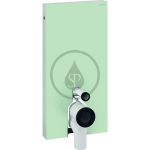Geberit 131.003.SL.5 - Sanitární modul pro stojící WC, 101 cm, boční přívod vody, mátově zelená