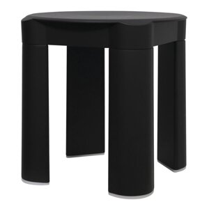 Sapho COLORED koupelnová stolička 37x39x37cm, ABS, černá mat
