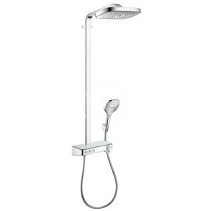 Hansgrohe 27127000 - Sprchový set Showerpipe 300 s termostatem ShowerTablet Select, 3 proudy, chrom