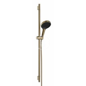 Hansgrohe 28744140 - Set sprchové hlavice, tyče a hadice, 3 proudy, EcoSmart, kartáčovaný bronz