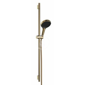 Hansgrohe 28744990 - Set sprchové hlavice, tyče a hadice, 3 proudy, EcoSmart, zlatá