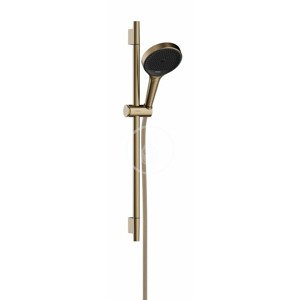 Hansgrohe 28746140 - Set sprchové hlavice, tyče a hadice, 3 proudy, EcoSmart, kartáčovaný bronz