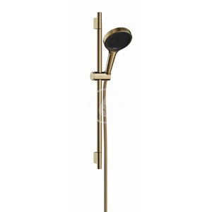 Hansgrohe 28746990 - Set sprchové hlavice, tyče a hadice, 3 proudy, EcoSmart, zlatá