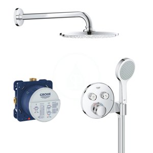 Grohe 34743000 - Sprchový set Perfect s podomítkovým termostatem, 210 mm, chrom