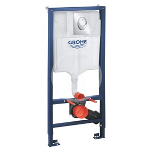 Grohe 39503000 - Předstěnová instalace s nádržkou pro závěsné WC, tlačítko Skate Air S, chrom