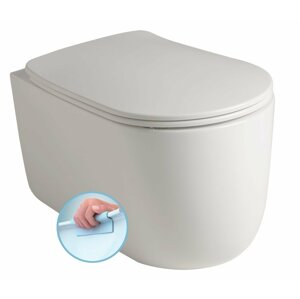 Kerasan NOLITA závěsná WC mísa, Rimless, 35x55 cm, bílá