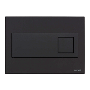 Liv-Fluidmaster Liv Ruby Eco černá 681017 - Černé ovládací tlačítko pro dvojité splachování - černá/černá mat plexisklo