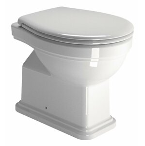 GSI CLASSIC WC mísa stojící, 37x54 cm, spodní odpad, bílá ExtraGlaze