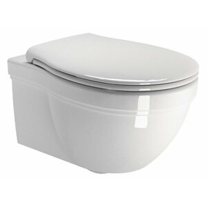 GSI CLASSIC závěsná WC mísa, 55x37 cm, bílá ExtraGlaze