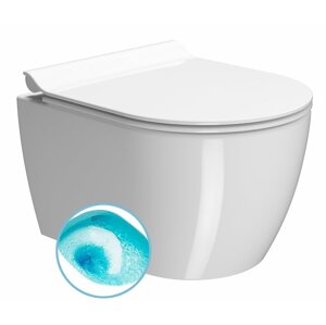 GSI PURA závěsná WC mísa, Swirlflush, 46x35cm, bílá ExtraGlaze