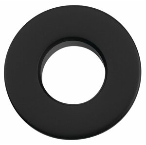 Sapho Kovová krytka přepadu umyvadla, 30mm, černá