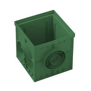 Mondial Revizní kanálová šachta z PP 200 X 200 x 200 mm, zelená