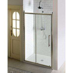 Gelco ANTIQUE sprchové dveře posuvné,1400mm, ČIRÉ sklo, bronz