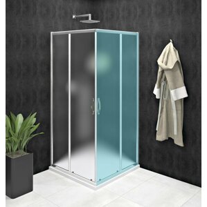 Gelco SIGMA SIMPLY sprchové dveře posuvné pro rohový vstup 900 mm, sklo Brick