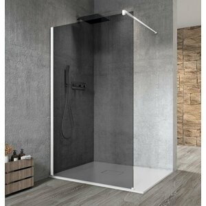 Gelco VARIO WHITE jednodílná sprchová zástěna k instalaci ke stěně, kouřové sklo, 1000 mm - SET(GX1310/1ks, GX1015/1ks)