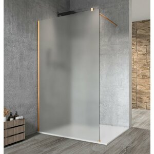 Gelco VARIO GOLD MATT jednodílná sprchová zástěna k instalaci ke stěně, matné sklo, 1200 mm