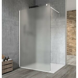Gelco VARIO WHITE jednodílná sprchová zástěna k instalaci ke stěně, matné sklo, 1300 mm - SET(GX1413/1ks, GX1015/1ks)