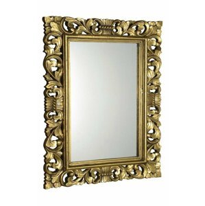 Sapho SCULE zrcadlo ve vyřezávaném rámu, 70x100cm, zlatá