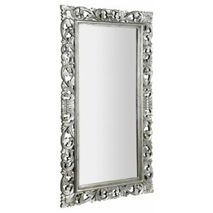 Sapho SCULE zrcadlo ve vyřezávaném rámu, 80x150cm, stříbrná