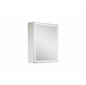 B-eco Galerka Kalifornie White Led  52 - 520 x 630 mm bílá skříňka se zrcadlem a LED osvětlením (pouze pravá dvířka)