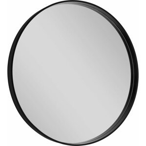 Sapho NOTION kulaté zrcadlo v rámu ø 80cm, černá mat