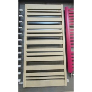 Instalprojekt Zebra koupelnový radiátor 600 x 1220 mm - white pepper metalíza - Výprodej z výstavy TOP STAV -  Hopa