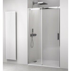 Polysan THRON LINE SQUARE sprchové dveře 1000 mm, hranaté pojezdy, čiré sklo - SET(TL5010/1ks, TL5002/1ks)