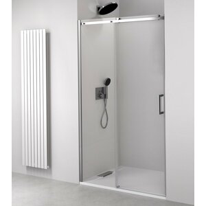 Polysan THRON LINE ROUND sprchové dveře 1000 mm, kulaté pojezdy, čiré sklo - SET(TL5010/1ks, TL5005/1ks)