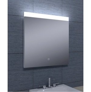 B-eco Zrcadlo Top Light 60 - 600 x 600 mm s LED horním osvětlením a nastavitelnou teplotou světla