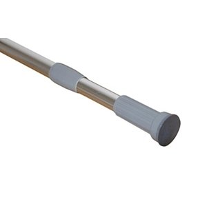 Eco produkty Teleskopická rozpěrná tyč na závěs 70 - 120 cm - chrom (leštěný hliník)