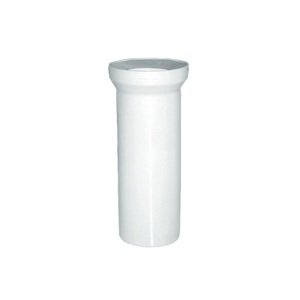 PB Připojovací WC přímý kus 110 x 250 mm - dopojení přímé s manžetou