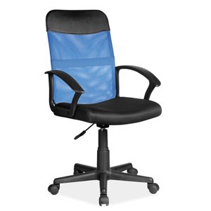 Signal Kancelářská židle Q-702 modrá/černá