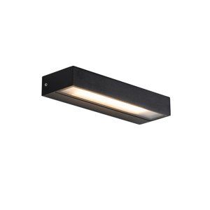 Moderní nástěnné svítidlo černé včetně LED IP65 - Hannah