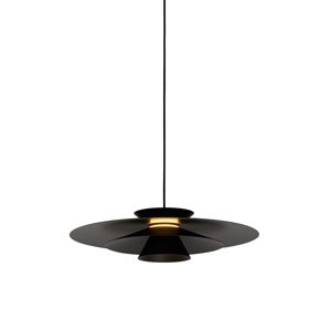 Designové závěsné svítidlo černé včetně LED 3-stupňově stmívatelné - Pauline
