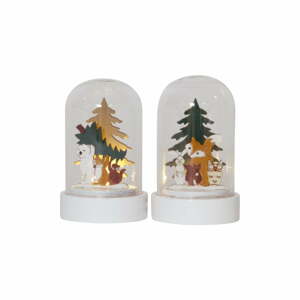 Světelné dekorace s vánočním motivem v sadě 2 ks ø 5,5 cm Forest Friends – Star Trading