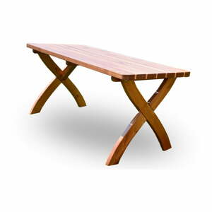 Zahradní jídelní stůl z borovicového dřeva 160x70 cm Strong - Rojaplast