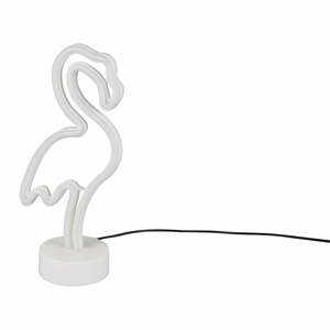 Bílá LED stolní lampa (výška 29 cm) Flamingo – Trio