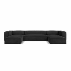 Tmavě šedá rohová pohovka (do "U") Madame – Windsor & Co Sofas