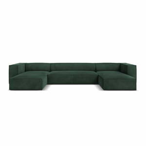 Tmavě zelená rohová pohovka (do "U") Madame – Windsor & Co Sofas