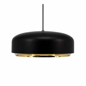 Černé LED závěsné svítidlo s kovovým stínidlem ø 40 cm Hazel medium – UMAGE
