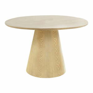 Kulatý jídelní stůl s deskou v dekoru jasanového dřeva ø 120 cm Bolton – House Nordic